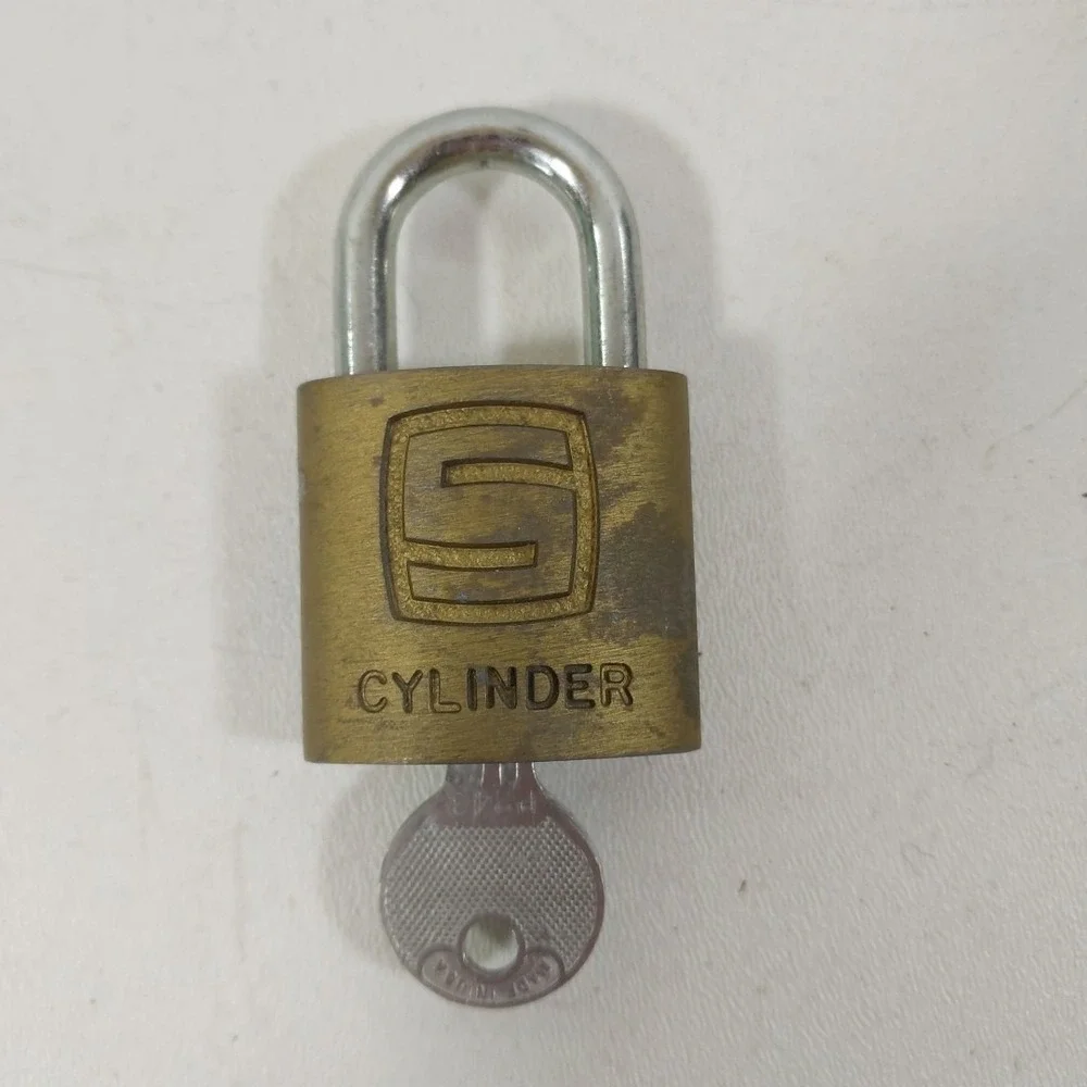 Vintage Slaymaker Cylinder Padlock Lock With Key S‎